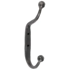 Fabrique de Styles Patères>Patere double en fer - Minrai Noir