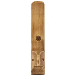 Fabrique de Styles Patères>Patère oiseau en acajou blanc h13cm - Campagne Naturel