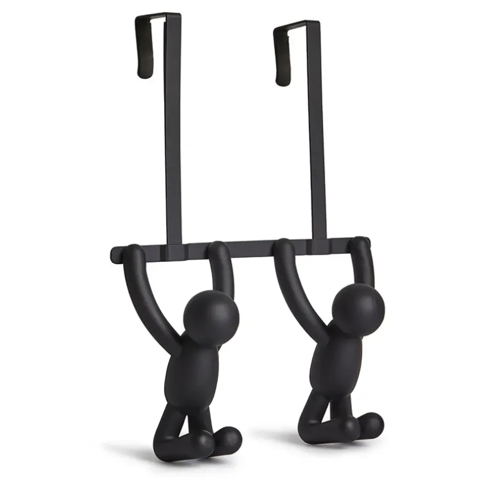 Fabrique de Styles Patères>Patère porte buddy bonhomme Noir