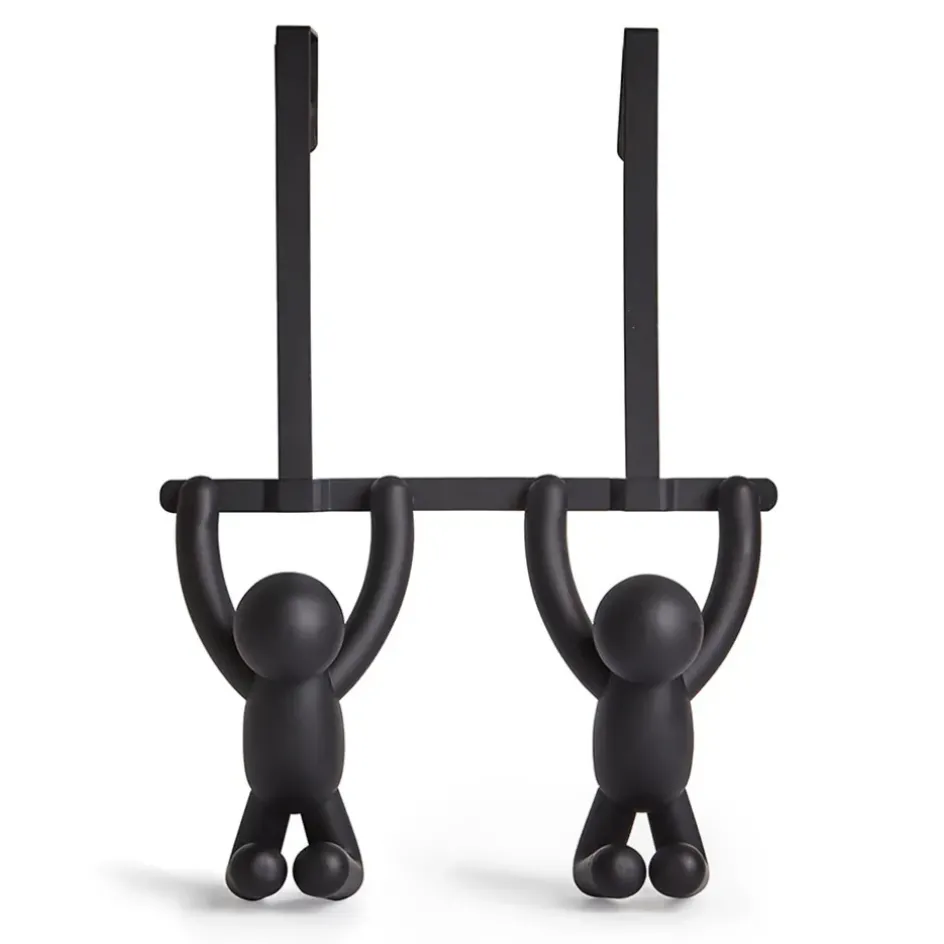 Fabrique de Styles Patères>Patère porte buddy bonhomme Noir