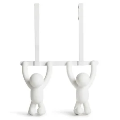 Fabrique de Styles Patères>Patère porte buddy bonhomm blc Blanc