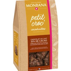Fabrique de Styles Chocolats Et Confiseries>Petit croc' lait cacahuetes 120g Marron