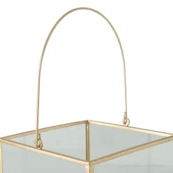 Fabrique de Styles Photophores, Bougeoirs Et Lanternes>Photophore malta dore 12x14xh12cm Doré