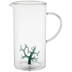 Fabrique de Styles Carafes Et Pichets>Pichet corail en verre 1.3L - Océan Emeraude