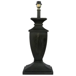 Fabrique de Styles Lampes À Poser>Pied de lampe Athenes Noir H63cm Noir Antique