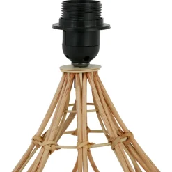 Fabrique de Styles Lampes À Poser>Pied de lampe rond en rotin h33cm - brasil Naturel