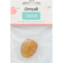 Fabrique de Styles Méditation Et Yoga>Pierre roulée cornaline taille L Jaune