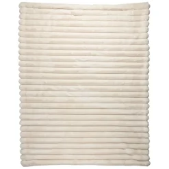 Fabrique de Styles Plaids>Plaid 170x130cm - Selestina Blanc