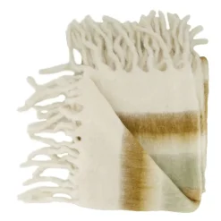 Fabrique de Styles Plaids>Plaid en acrylique 150x125cm Ocre