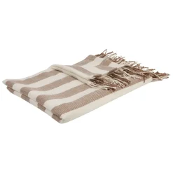 Fabrique de Styles Plaids>Plaid en acrylique 170x130cm - Somptua Taupe