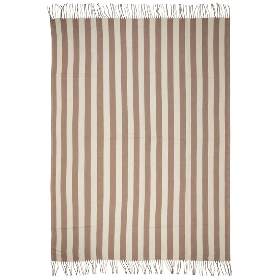 Fabrique de Styles Plaids>Plaid en acrylique 170x130cm - Somptua Taupe