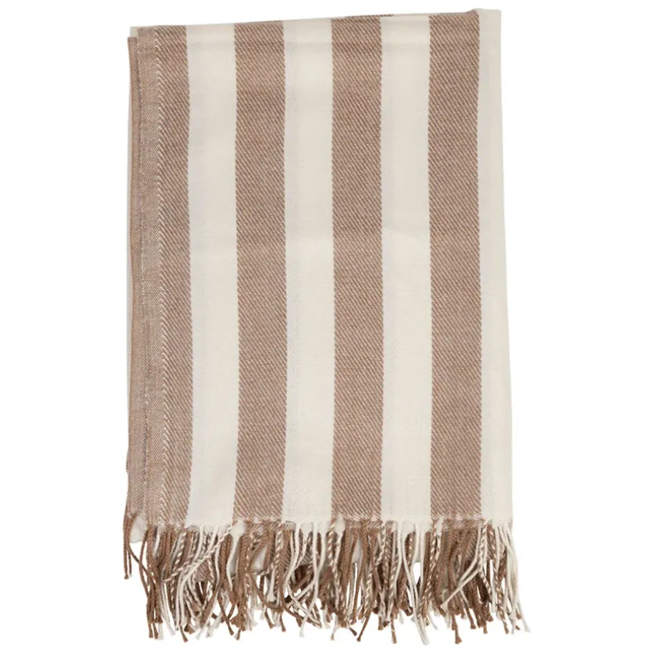 Fabrique de Styles Plaids>Plaid en acrylique 170x130cm - Somptua Taupe
