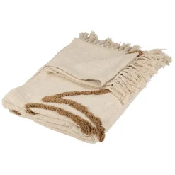 Fabrique de Styles Plaids>Plaid en coton 170x130cm - Organic Ecru