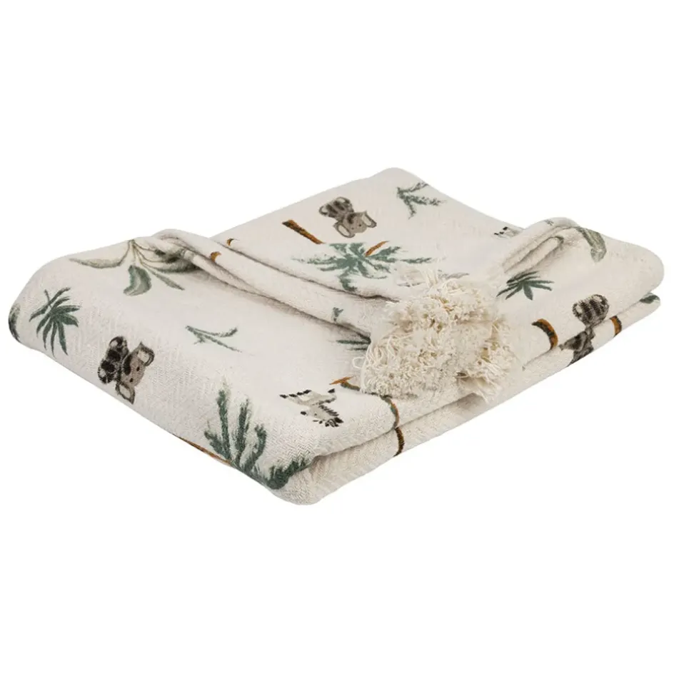 Fabrique de Styles Plaids>Plaid en coton 170x130cm - Zawadi Multicolore