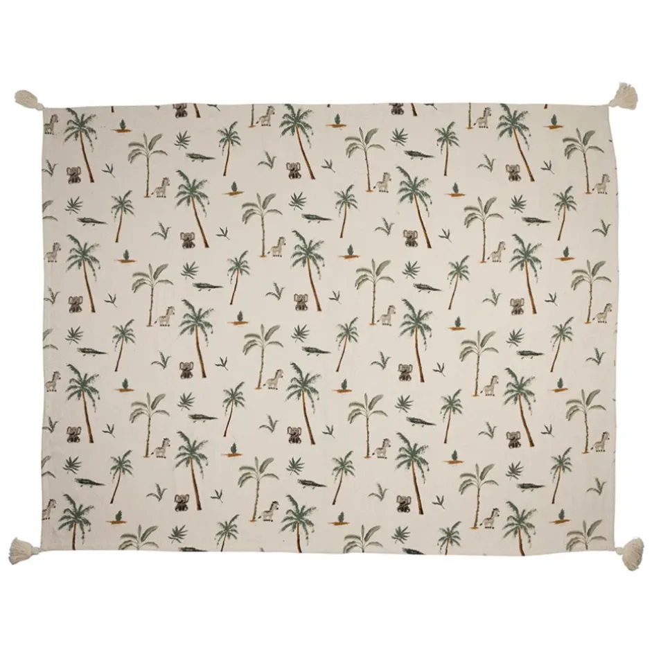 Fabrique de Styles Plaids>Plaid en coton 170x130cm - Zawadi Multicolore