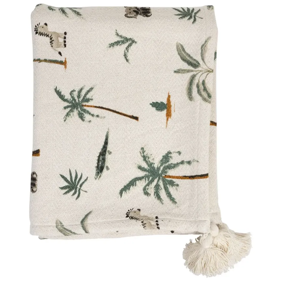 Fabrique de Styles Plaids>Plaid en coton 170x130cm - Zawadi Multicolore