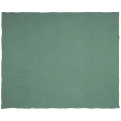 Fabrique de Styles Plaids>Plaid en gaze de coton 120x100cm Sauge