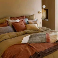 Fabrique de Styles Plaids>Plaid en laine 130x200cm - Calypso Kaki