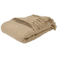 Fabrique de Styles Plaids>Plaid en tissu 130x170cm - Klosen Beige