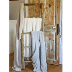 Fabrique de Styles Plaids>Plaid en tissu 170x130cm - Alysse Taupe