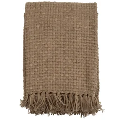 Fabrique de Styles Plaids>Plaid en tissu 130x170cm - Klosen Taupe