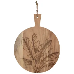 Fabrique de Styles Planches À Découper>Planche à découper bananier en acacia 50x40cm - Dalbert Naturel