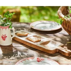 Fabrique de Styles Plats Et Saladiers>Plat en manguier 45x13cm - Grand Office Brun