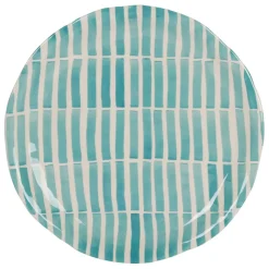Fabrique de Styles Plats Et Saladiers>Plat en terre cuite d33cm - Lisia Turquoise