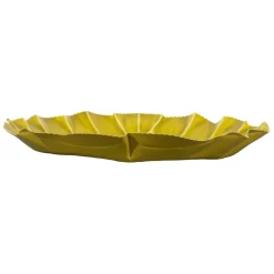 Fabrique de Styles Plateaux>Plateau chou en fer jaune d40cm Anis