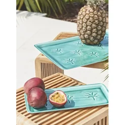 Fabrique de Styles Plateaux>Plateau en fer émeraude 30x15cm - Allegra Emeraude