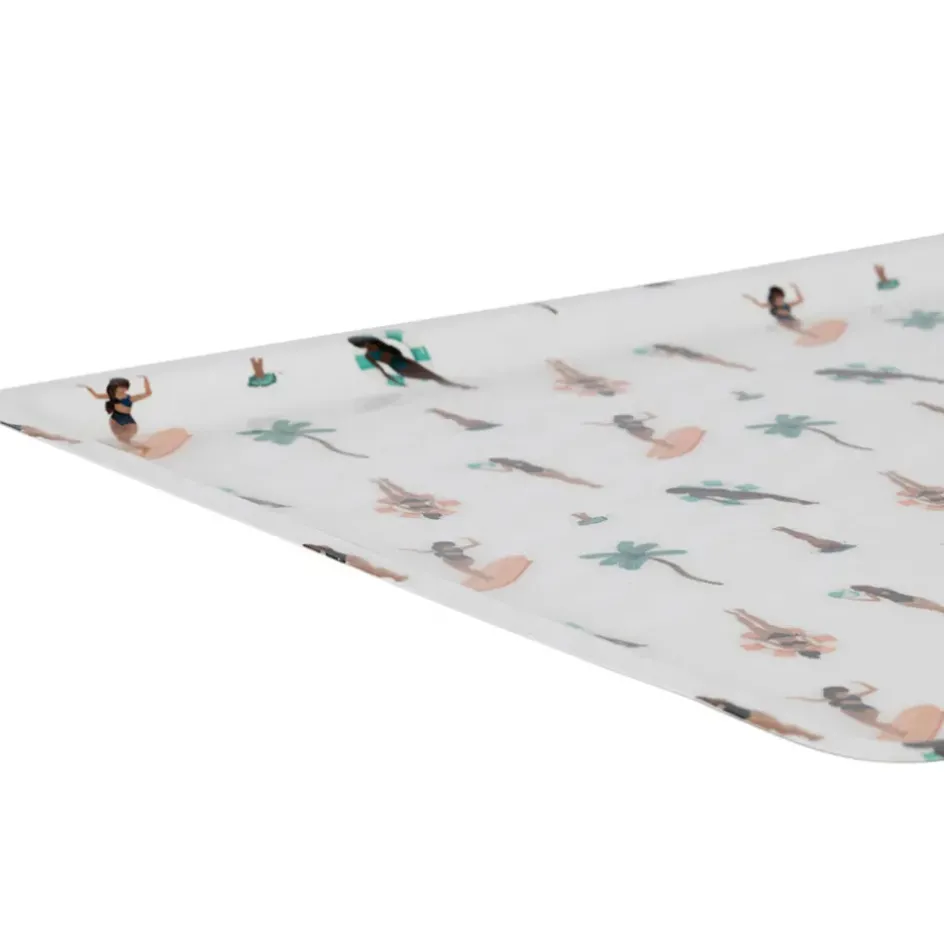 Fabrique de Styles Plateaux>Plateau en fer 40x30cm - Palma Multicolore