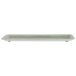 Fabrique de Styles Plateaux>Plateau en fer 30x15cm - Allegra Vert