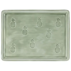 Fabrique de Styles Plateaux>Plateau en fer 40x30cm - Allegra Vert