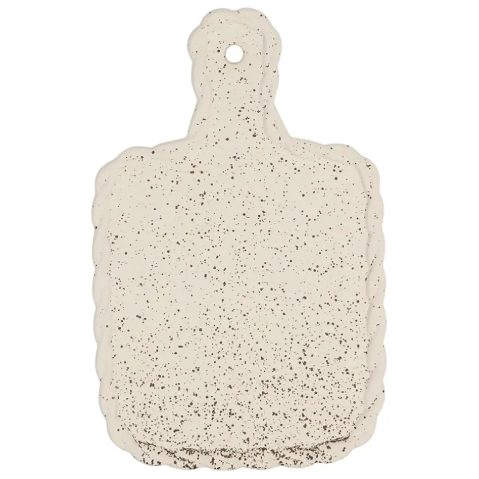 Fabrique de Styles Plateaux>Plateau tapas en grès 28x18cm - Aurore Beige