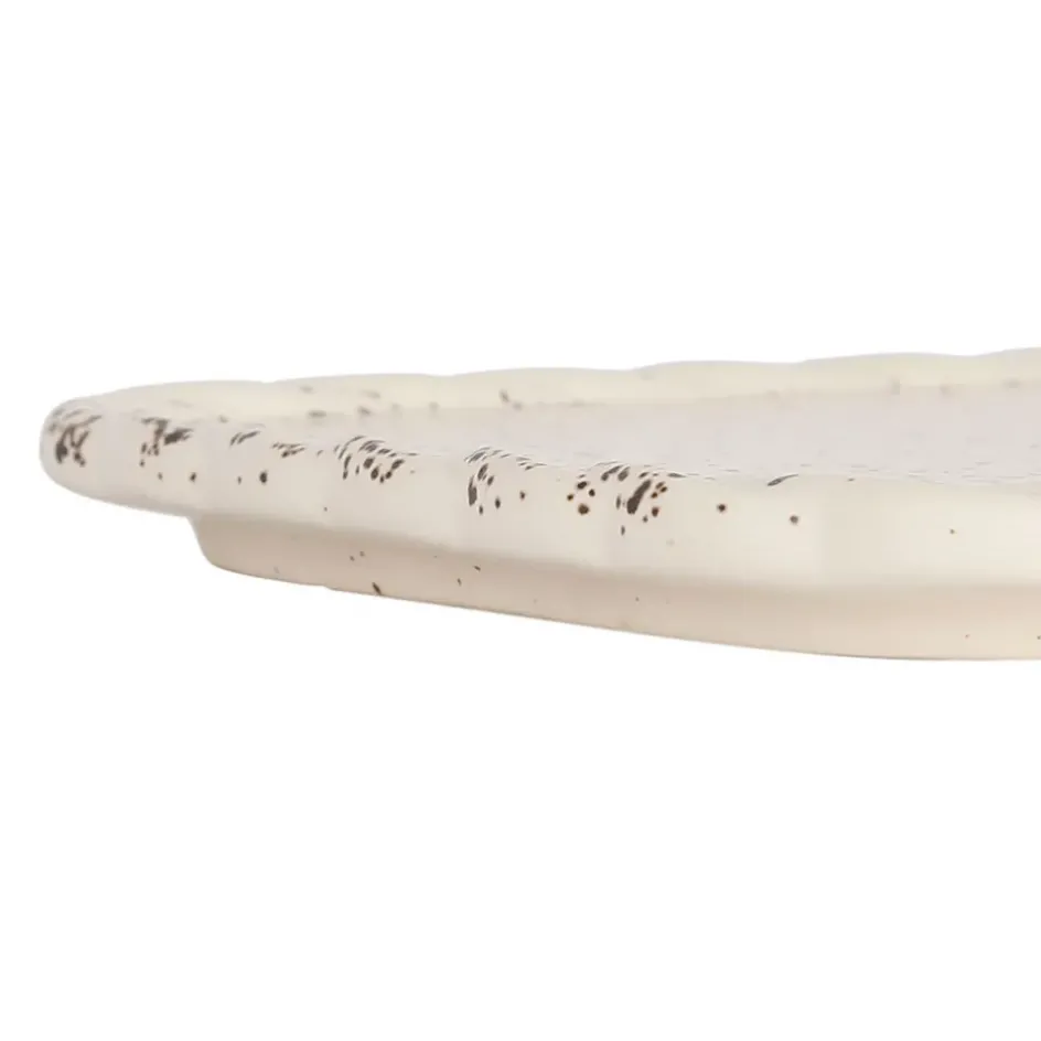 Fabrique de Styles Plateaux>Plateau tapas en grès 28x18cm - Aurore Beige