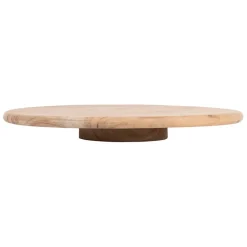 Fabrique de Styles Plateaux>Plateau tournant en acacia d39.7xh4.5cm - Dalbert Naturel