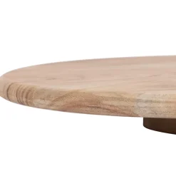 Fabrique de Styles Plateaux>Plateau tournant en acacia d39.7xh4.5cm - Dalbert Naturel