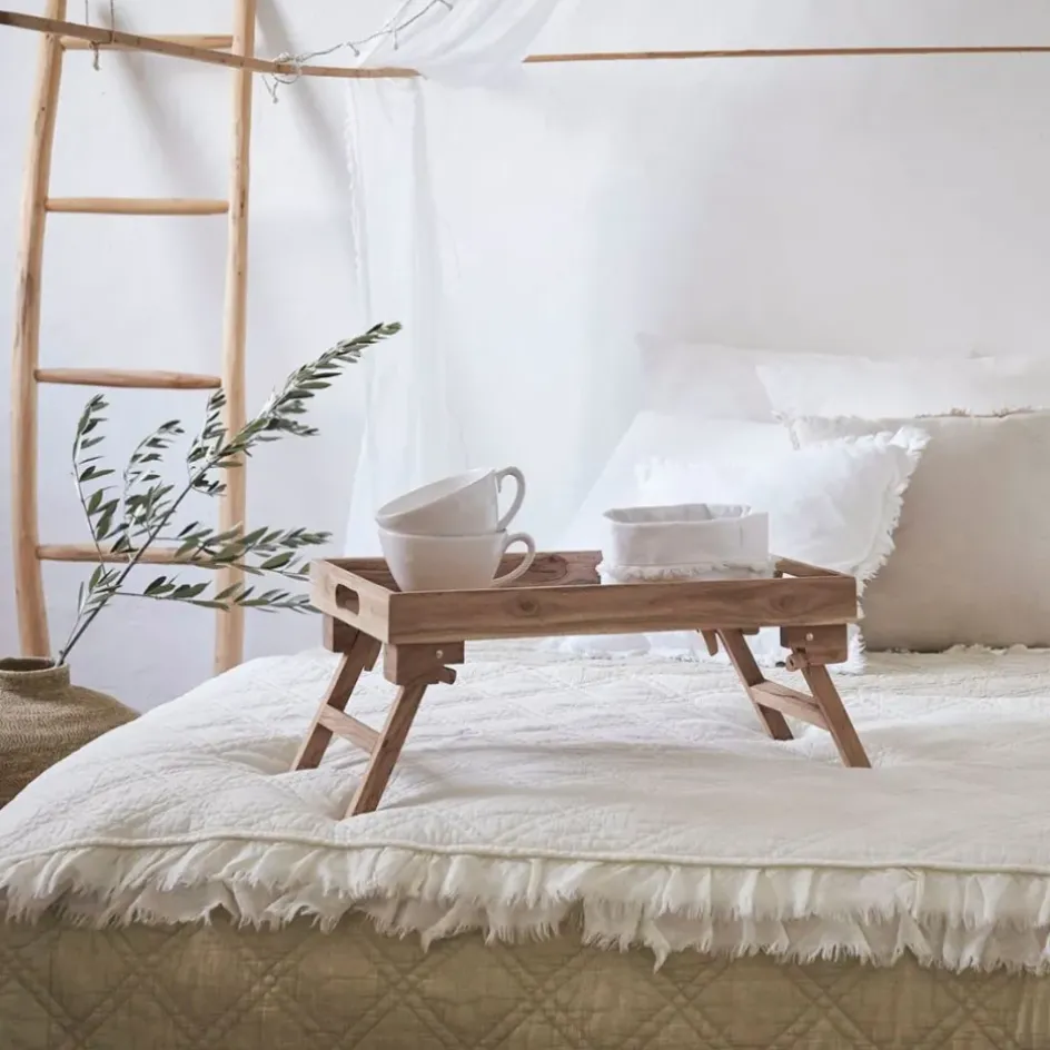 Fabrique de Styles Plateaux>Plateau tv pliant en bois - dalbert Naturel