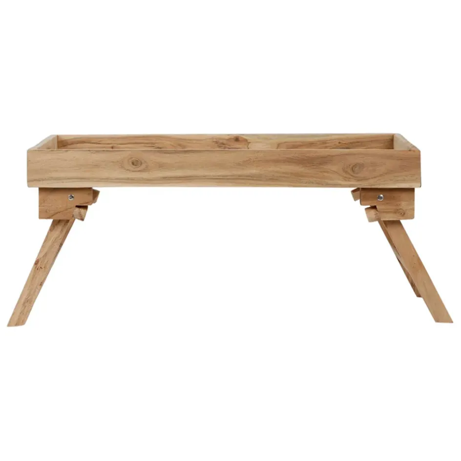 Fabrique de Styles Plateaux>Plateau tv pliant en bois - dalbert Naturel