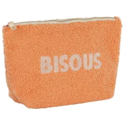 Fabrique de Styles Pochettes Et Housses>Pochette en bouclette - Funny Marron