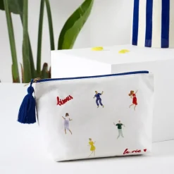 Fabrique de Styles Pochettes Et Housses>Pochette en coton écru - Bellagio Ecru