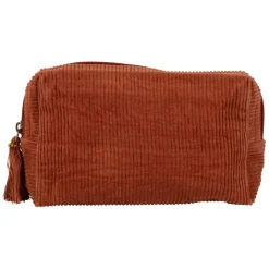 Fabrique de Styles Pochettes Et Housses>Pochette en velours côtelé et coton - Manarola Terracotta