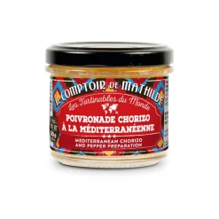 Fabrique de Styles Conserverie>Poivronade chorizo à la mediterraneenne 90g Multicolore