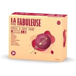 Fabrique de Styles Plats Et Appareils De Cuisson>Poêle en aluminium rubis d24cm - La Fabuleuse Rouge
