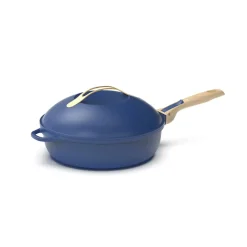 Fabrique de Styles Plats Et Appareils De Cuisson>Poêle en aluminium saphir d28cm - La Fabuleuse Bleu