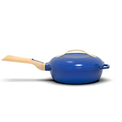 Fabrique de Styles Plats Et Appareils De Cuisson>Poêle en aluminium saphir d24cm - La Fabuleuse Bleu