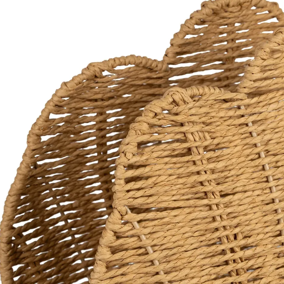 Fabrique de Styles Petits Rangements>Porte magazine coquillage x2 en corde Naturel