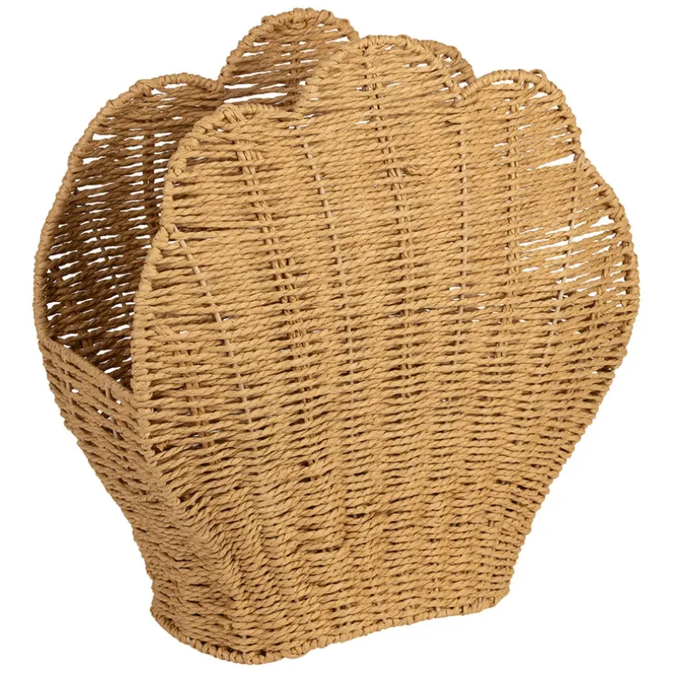 Fabrique de Styles Petits Rangements>Porte magazine coquillage x2 en corde Naturel