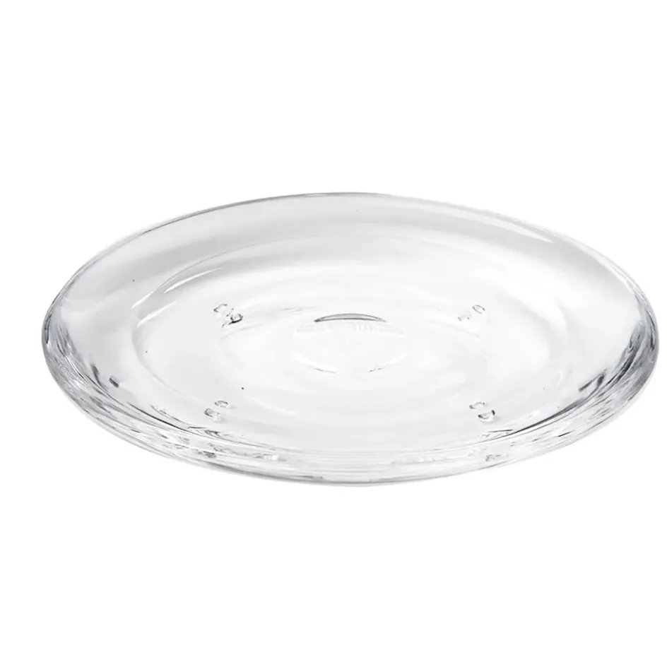 Fabrique de Styles Rangements Salle De Bain>Porte savon droplet en acrylique 14x10x2cm Transparent