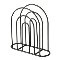 Fabrique de Styles Ustensibles De Cuisine>Porte serviettes en fer 18x18cm - Ronia Noir